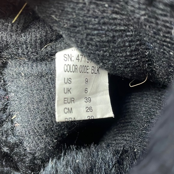 Skechers Australia Black Fur Lined Mid-Calf Winter Boots - Size 9 - Picture 10 of 12